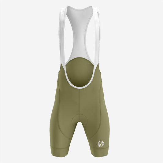 Camouflage Green Cycling Bib Shorts – Men’s Pro Style