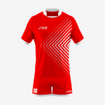 Customized Rugby Uniform Set in Red - K2 Sportswear | Custom Sports Uniforms & Apparels - K2 Sportswear