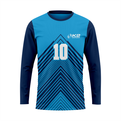 Personalized Goalkeeper Jersey for Soccer Players - Blue