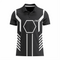Basketball Polo Shirt in Black RSBPS-005