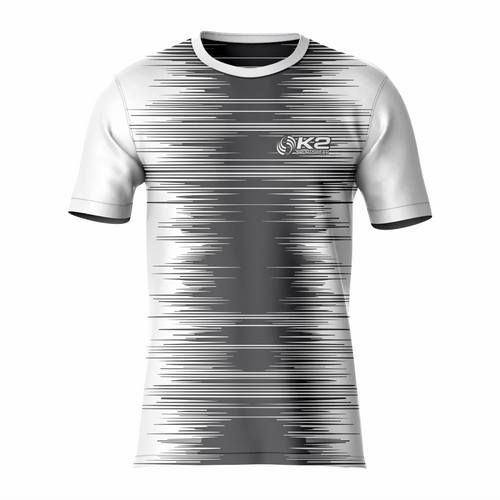 Basketball Short Sleeve Shooting Shirt in Gray RSBSSSS-009 - K2 Sportswear | Custom Sports Uniforms & Apparels - K2 Sportswear