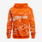 Orange Custom Wrestling Hoodie – Personalized Team Gear