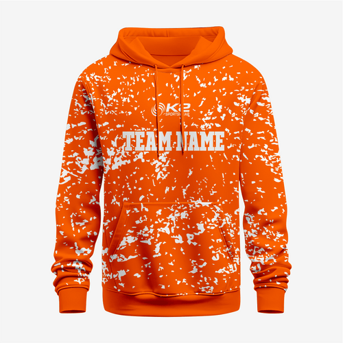 Orange Custom Wrestling Hoodie – Personalized Team Gear - K2 Sportswear | Custom Sports Uniforms & Apparels - K2 Sportswear