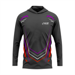 Basktetball T-Shirt Hoodie in Black RSBH-008 - K2 Sportswear | Custom Sports Uniforms & Apparels - K2 Sportswear