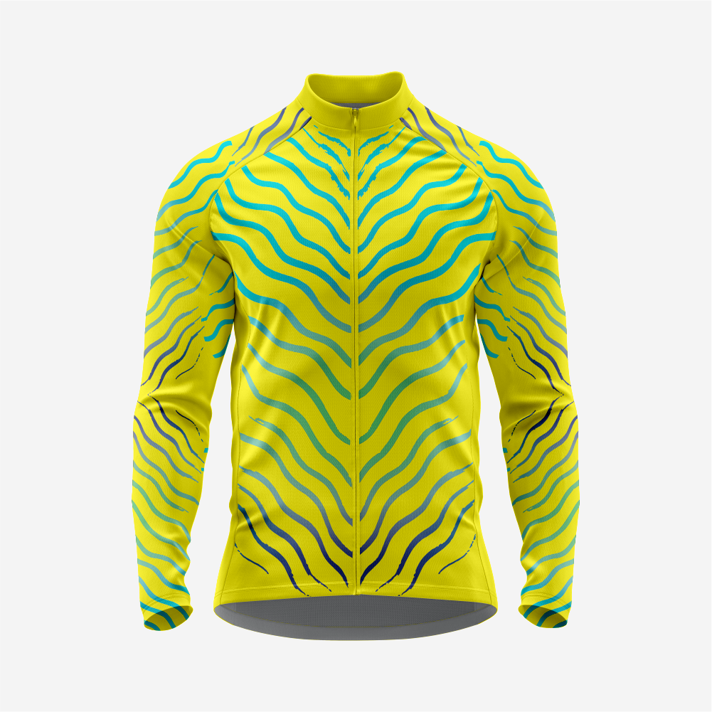 Men’s Long Sleeve Cycling Jersey Quick‑Dry Set