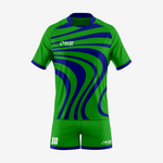 Custom Fit Dark Green/Blue Uniform for Teams - K2 Sportswear | Custom Sports Uniforms & Apparels - K2 Sportswear