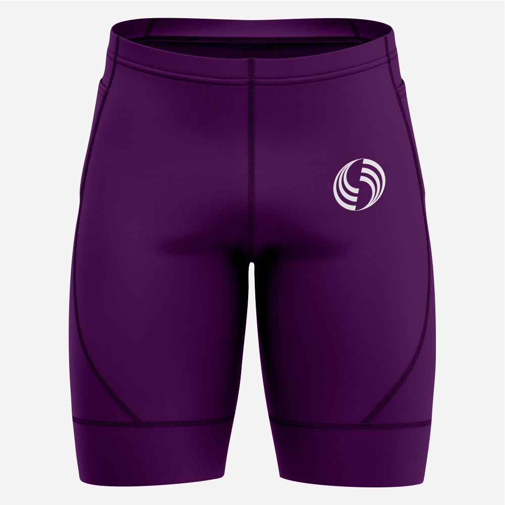 Men's Custom Performance Palatinate Purple Cycling Shorts