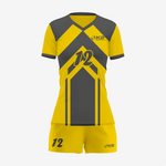 Personalized Yellow Volleyball Uniform Set for Athletes - K2 Sportswear | Custom Sports Uniforms & Apparels - K2 Sportswear