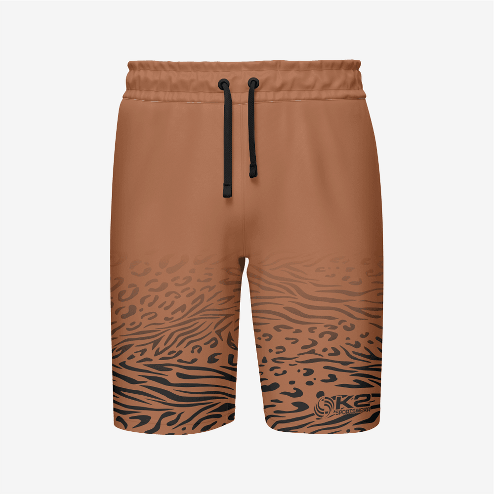 Custom Wrestling Regular Shorts in Gray/Beige