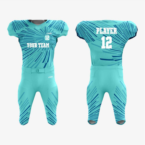 Dark Turquoise Personalized American Football Uniform for Men/Women/Youth - K2 Sportswear | Custom Sports Uniforms & Apparels - K2 Sportswear