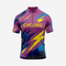 Men’s Short Sleeve Cycling Jersey for Road and Racing - Magenta