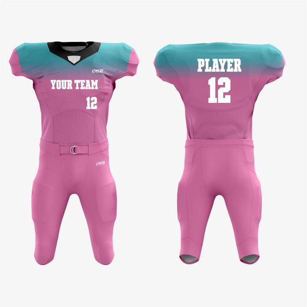 Custom Pink American Football Jersey/Kit – Men & Women - K2 Sportswear | Custom Sports Uniforms & Apparels - K2 Sportswear