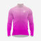 Byzantine and Light Pink Men's Long Sleeve Cycling Jersey