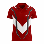 Basketball Polo Shirt in Maroon RSBPS-004 - K2 Sportswear | Custom Sports Uniforms & Apparels - K2 Sportswear
