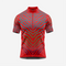 Men’s Red Short Sleeve Cycling Jersey for Road and Racing