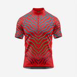 Men’s Red Short Sleeve Cycling Jersey for Road and Racing - K2 Sportswear | Custom Sports Uniforms & Apparels - K2 Sportswear