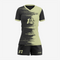 Personalized Black/Tan Volleyball Uniform Set for Athletes