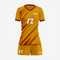 Team Ready Custom Golden Volleyball Uniform Set