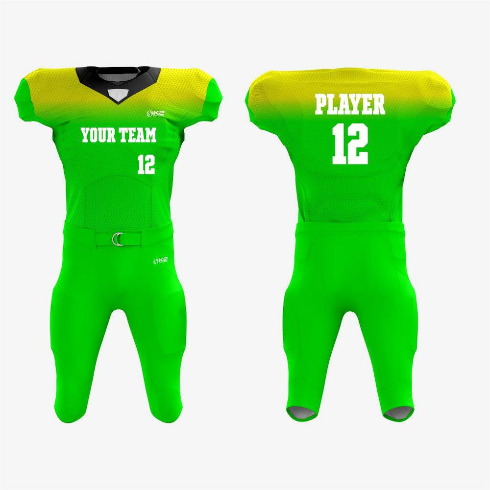 Custom Paris Green American Football Jersey/Kit – Men & Women