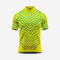 Men’s Yellow Short Sleeve Cycling Jersey for Road and Racing