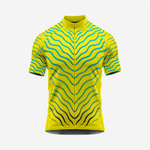 Men’s Yellow Short Sleeve Cycling Jersey for Road and Racing - K2 Sportswear | Custom Sports Uniforms & Apparels - K2 Sportswear