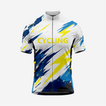 Men’s Cycling Short Sleeve Jersey Performance Road Bike Apparel - White - K2 Sportswear | Custom Sports Uniforms & Apparels - K2 Sportswear