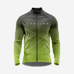 Men’s Long Sleeve Bike Jersey and Bib Shorts Set - Apple Green - K2 Sportswear | Custom Sports Uniforms & Apparels - K2 Sportswear