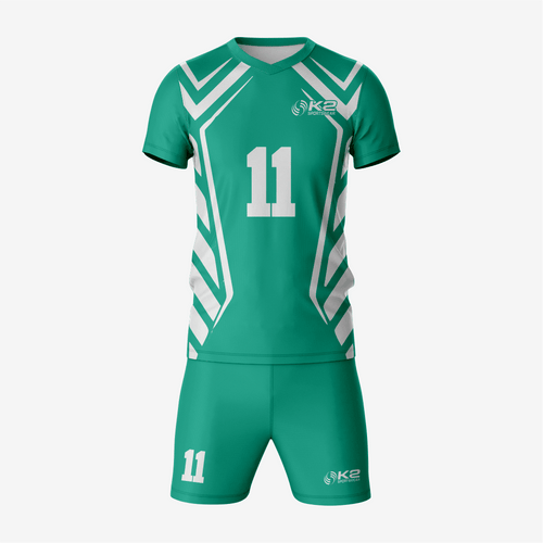 Jungle Green Custom Volleyball Uniform Set for Teams - K2 Sportswear | Custom Sports Uniforms & Apparels - K2 Sportswear
