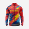 Men’s Red Long Sleeve Bike Jersey for Road Cycling