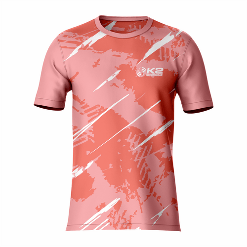 Basketball Short Sleeve Shooting Shirt in Orange RSBSSSS-006 - K2 Sportswear | Custom Sports Uniforms & Apparels - K2 Sportswear