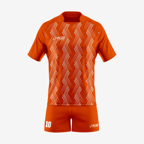 Custom Fit Orange Rugby Uniform for Teams - K2 Sportswear | Custom Sports Uniforms & Apparels - K2 Sportswear
