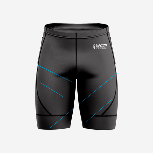 Pro Quality Cycling Shorts Men Black Moisture Wicking Bicycle Gear - K2 Sportswear | Custom Sports Uniforms & Apparels - K2 Sportswear