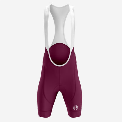 Tyrian Purple Cycling Bib Shorts – Men’s Pro Style