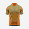 Men’s Orange Short Sleeve Cycling Jersey for Road and Racing