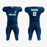 Custom American Football Uniform in Dark Blue - K2 Sportswear | Custom Sports Uniforms & Apparels - K2 Sportswear