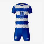 White/Blue Custom Volleyball Uniform Set for Teams - K2 Sportswear | Custom Sports Uniforms & Apparels - K2 Sportswear