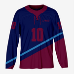 Maroon/Blue Custom Ice Hockey Jersey – Team Wear - K2 Sportswear | Custom Sports Uniforms & Apparels - K2 Sportswear