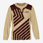 Custom Ice Hockey Jersey in Dark Brown - K2 Sportswear | Custom Sports Uniforms & Apparels - K2 Sportswear