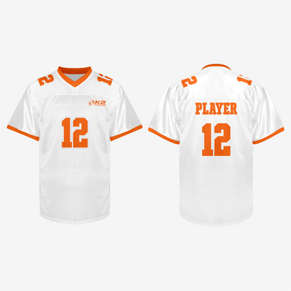 Custom White Football Practice Jersey – Men & Women