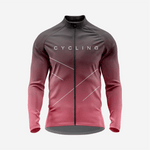 Men’s Rose Gold Long Sleeve Cycling Jersey for Road Riders - K2 Sportswear | Custom Sports Uniforms & Apparels - K2 Sportswear