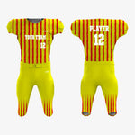 Custom Gold/Yellow American Football Jersey/Kit – Unisex - K2 Sportswear | Custom Sports Uniforms & Apparels - K2 Sportswear