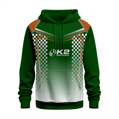 Basktetball Hoodie in Green RSBH-001