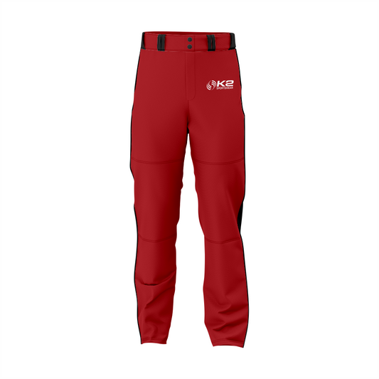 Custom Maroon Baseball Pant – Durable & Comfortable Fit