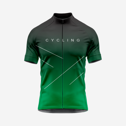 Premium Men’s Cycling Apparel – Road Cycling Jersey & Bib Shorts in Dark Green