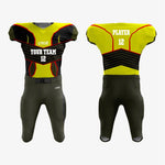 Custom Yellow/Black American Football Jersey/Kit – Unisex - K2 Sportswear | Custom Sports Uniforms & Apparels - K2 Sportswear