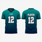 Personalized Bondi Blue Football Fan Jersey for Men & Women