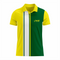 Basketball Polo Shirt in Yellow and Green RSBPS-007