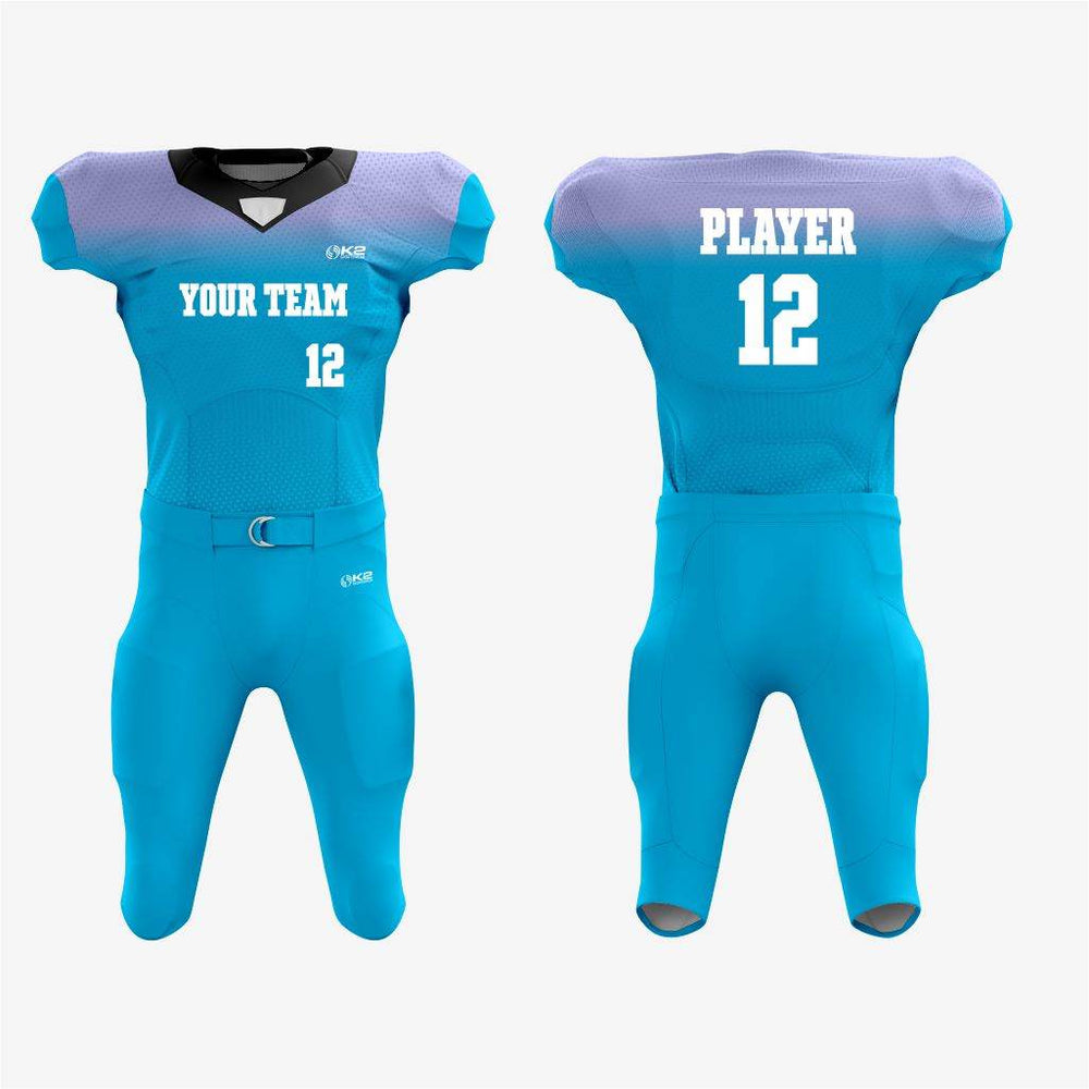 Custom Bondi Blue American Football Jersey/Kit – Men & Women