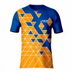 Basketball Short Sleeve Shooting Shirt in Orange and Blue RSBSSSS-007 - K2 Sportswear | Custom Sports Uniforms & Apparels - K2 Sportswear
