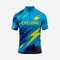 Men’s Short Sleeve Cycling Jersey for Road and Racing - Blue